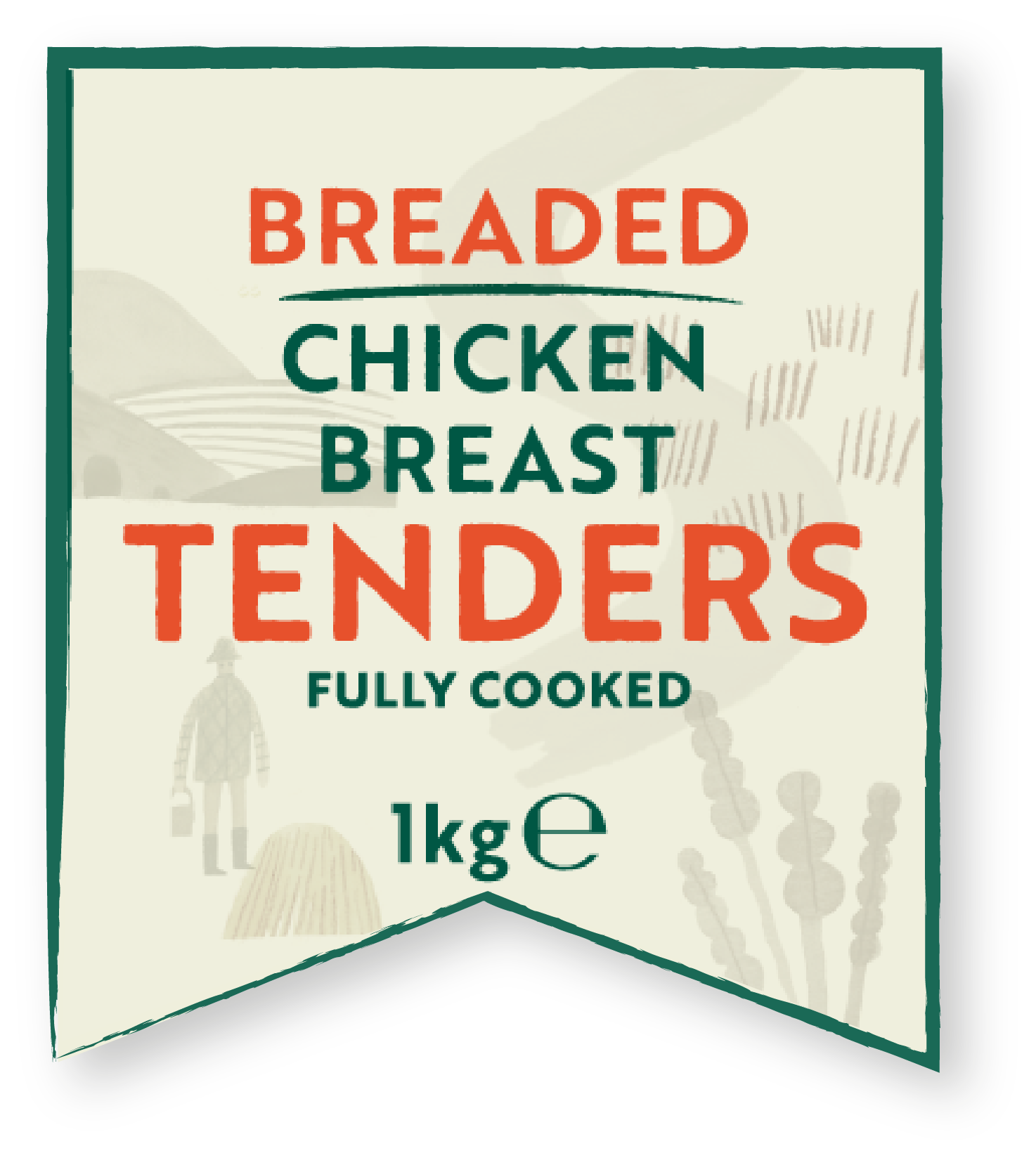 Breaded chicken breast tenders