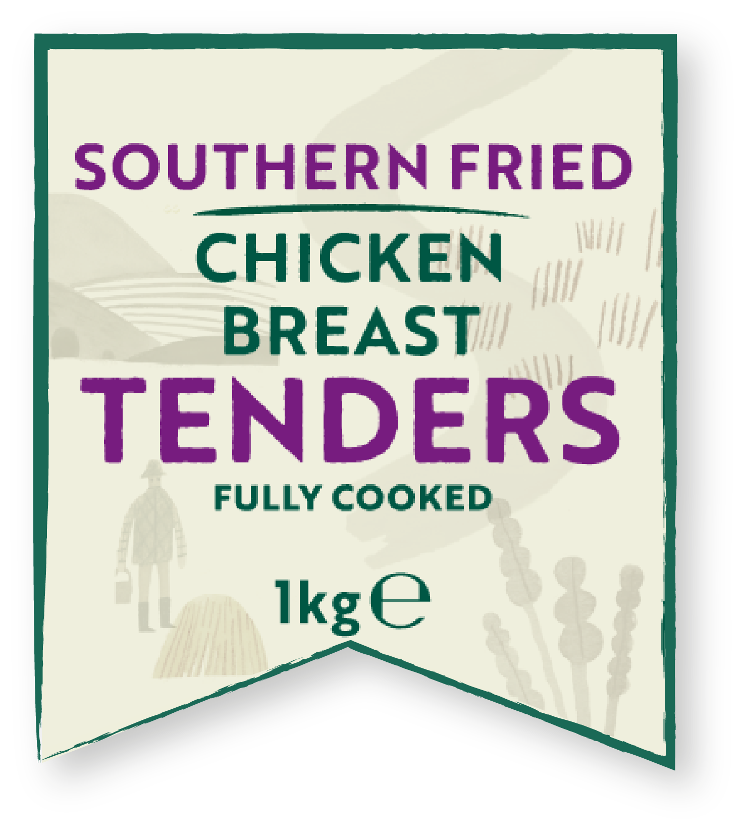 Southern fried chicken breast tenders